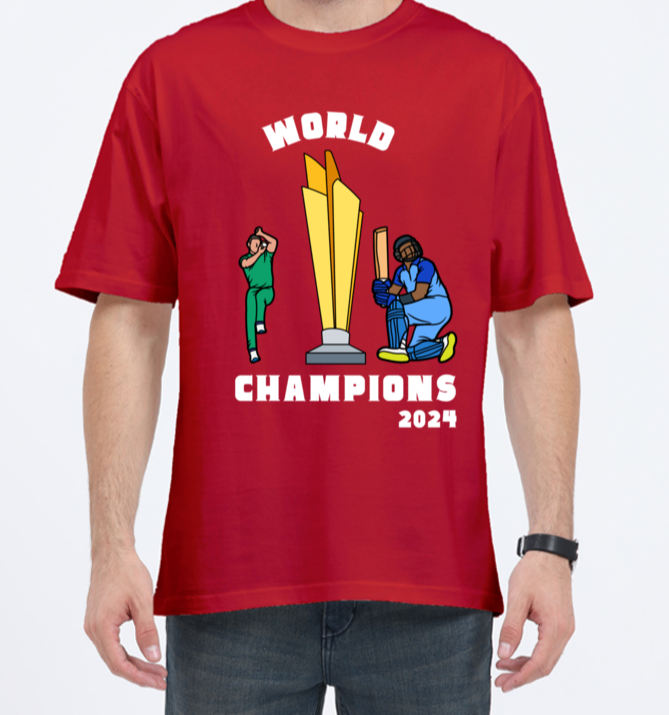 World Champions 2024 - Premium 240 Gsm Oversized Tshirt Men,championstshirt,oversized tshirt,oversized tshirt for men,black tshirt,white tshirt,plain tshirt,tshirt for men,mens t shirts,best t shirts for men,t shirt,plain white t shirt,best white t shirts for men,best plain t shirts for men,heavyweight oversized t shirt,plain tshirt for men,plain tshirt,basic tshirt,red t shirts,high quality men's t shirts,round neck t shirt,black tee shirts,oversized tee shirts,