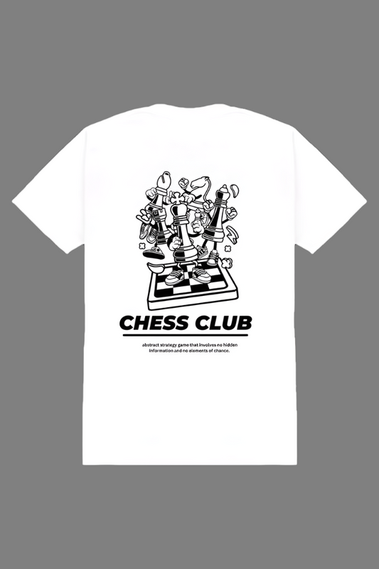 Chess Club Premium Quality Round Neck Tshirt For Men - Rebel Looks