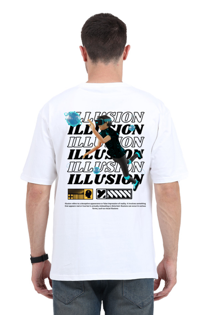 illusion Premium oversized t shirt men | Rebel Looks