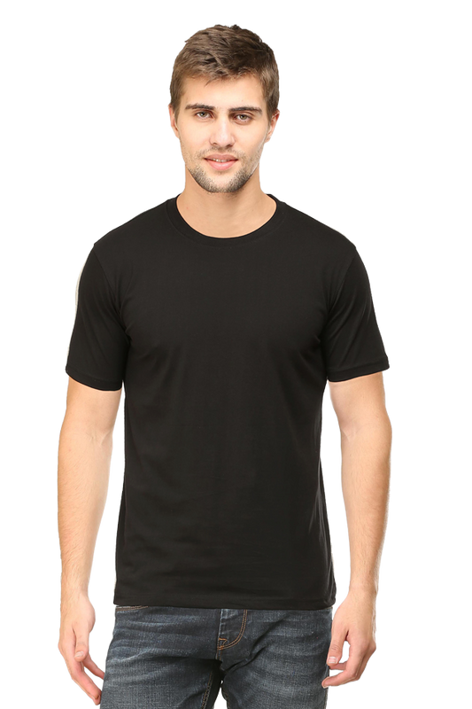 Plain Black T Shirts For Men