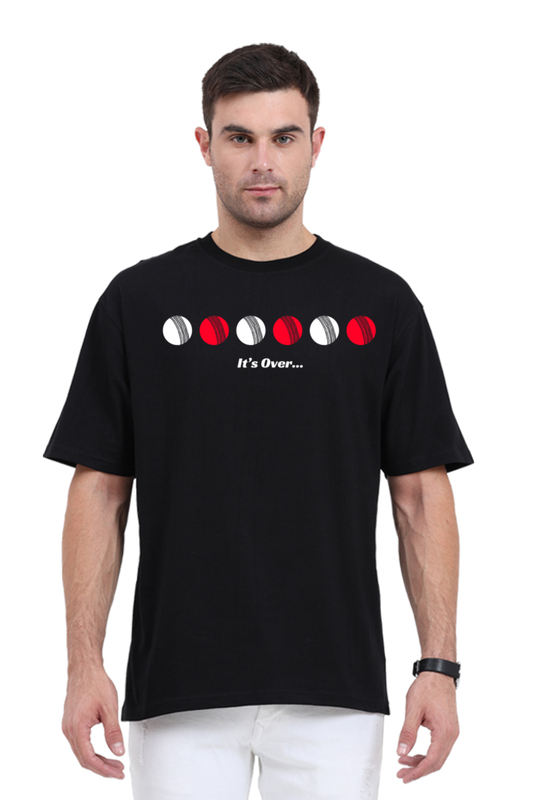 6 Balls It's Over - Oversized T shirts For Men