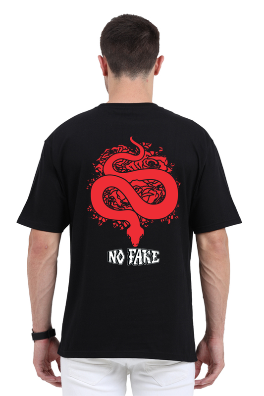 Men's Clothing - Snake & Roses Oversized t shirt For Men | Rebel Looks