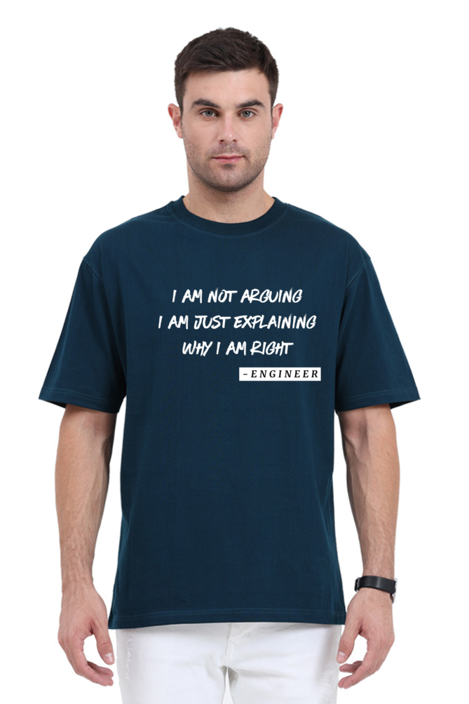 Engineer Tshirt - I Am Not Arguing | Rebel Looks