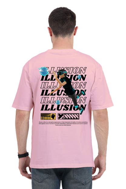 illusion Premium oversized t shirt men | Rebel Looks