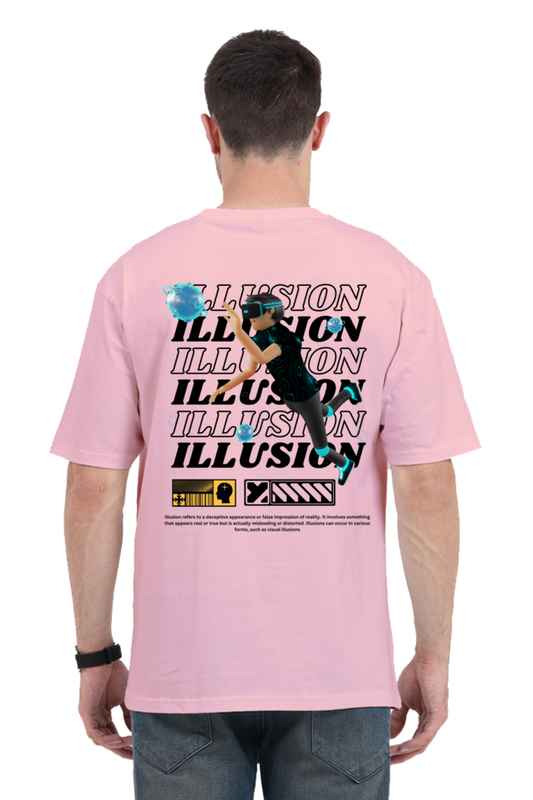 illusion Premium oversized t shirt men | Rebel Looks