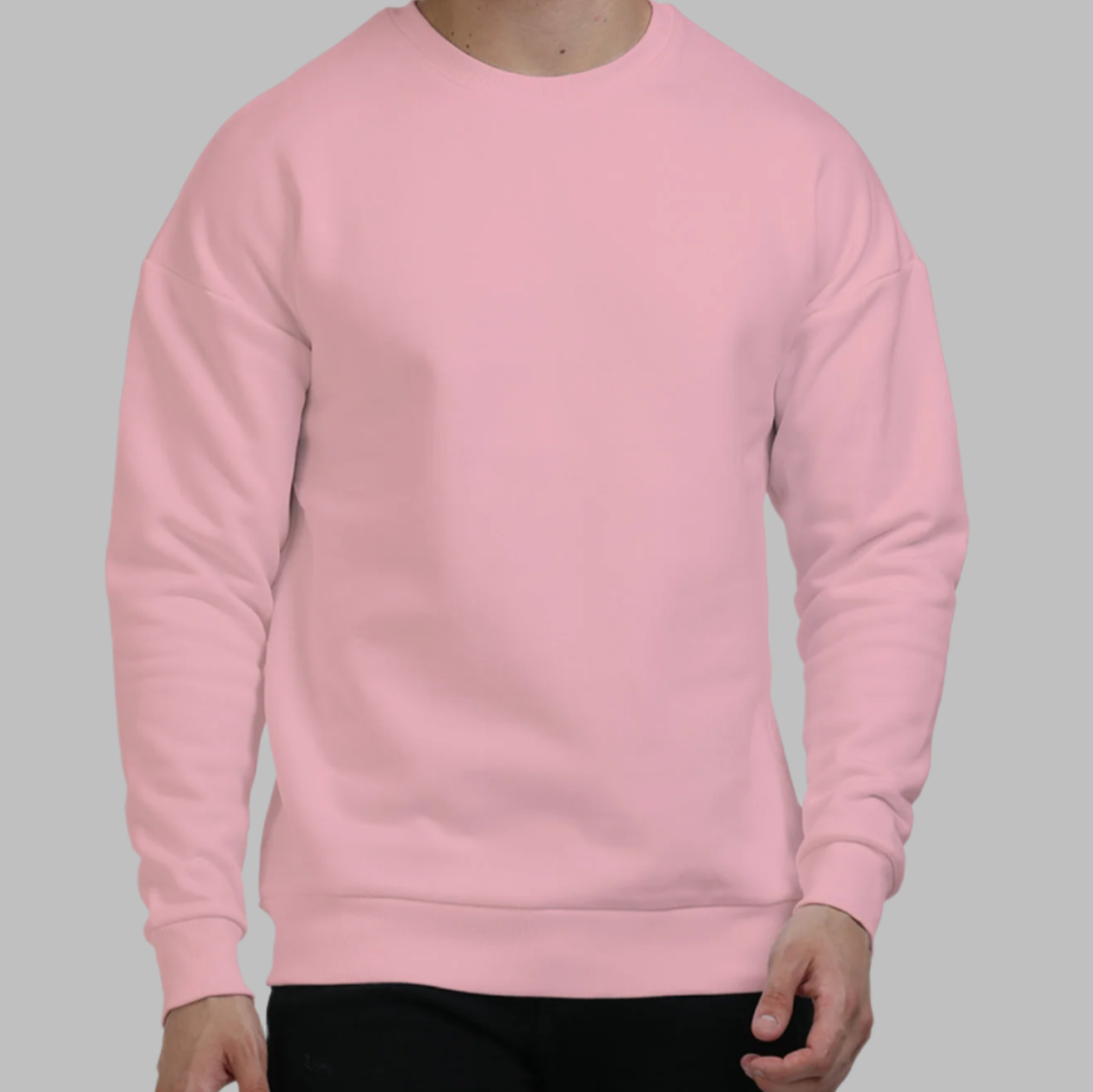 Plain Oversized Sweatshirt- 400 Gsm