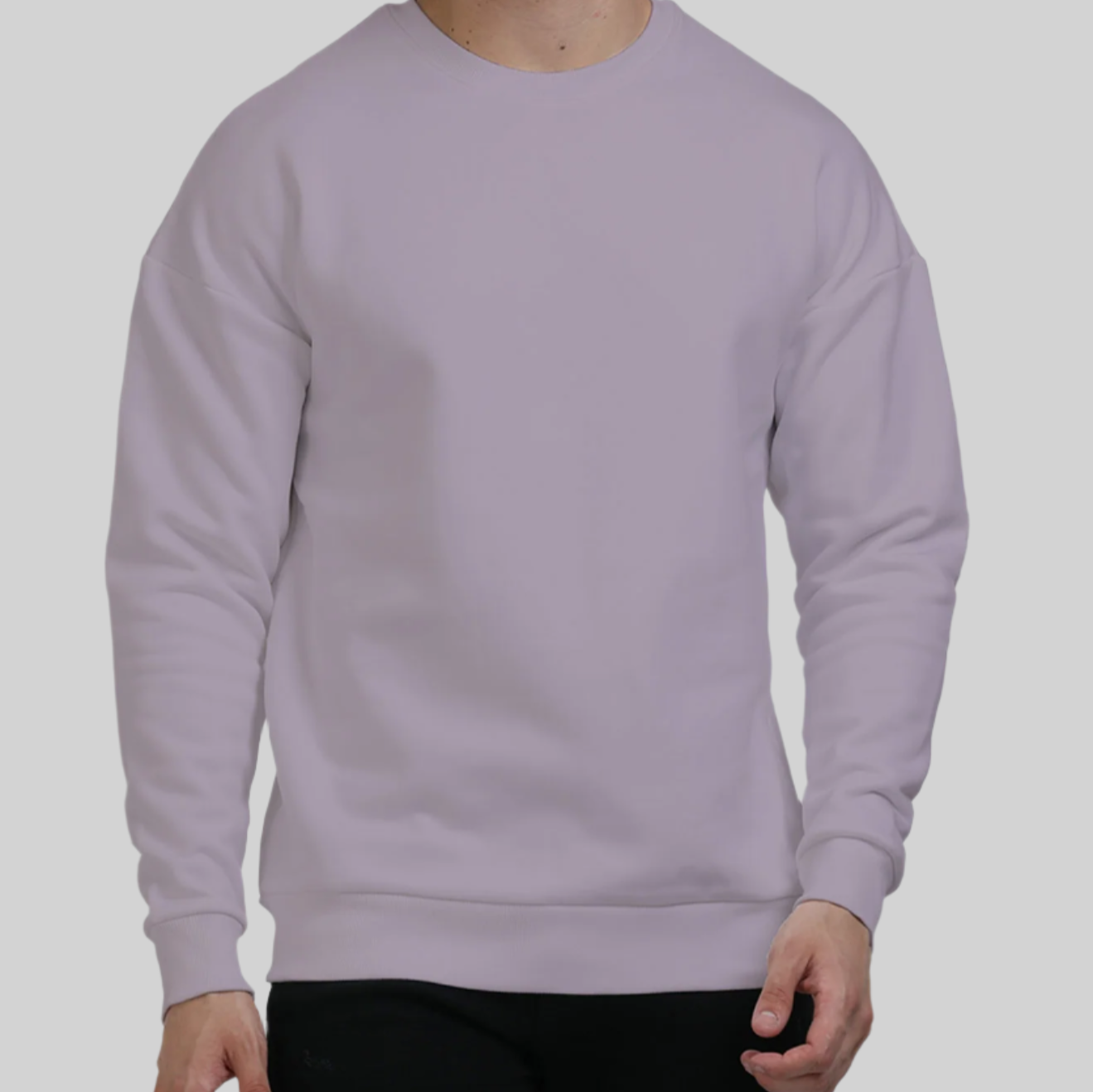 Plain Oversized Sweatshirt- 400 Gsm