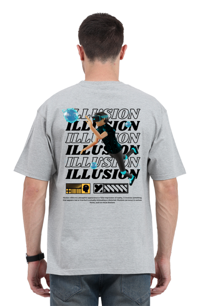 illusion Premium oversized t shirt men | Rebel Looks