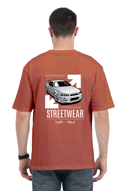 Car Streetwear Oversized Tshirt- Premium 240 Gsm Oversized Tshirt Men