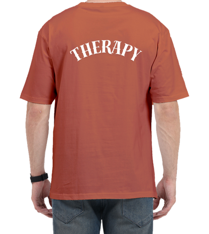 Therapy Tshirt Design- Premium 240 Gsm Oversized Tshirt For Men | Puff Print Tshirt Designs,  Buy oversized tshirt, oversized tshirt for men, loose t shirt styling, Available in multiple shirt colour, Trending tshirts designs, xl size shirt, xxxl t shirts,  tshirt design, Aesthetic Tshirt Designs, backprint t shirts, Red Tshirt