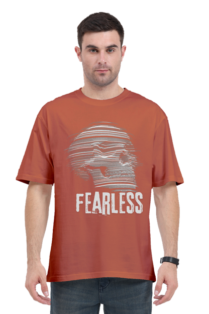 Fearless over size t shirt men's | Rebel Looks