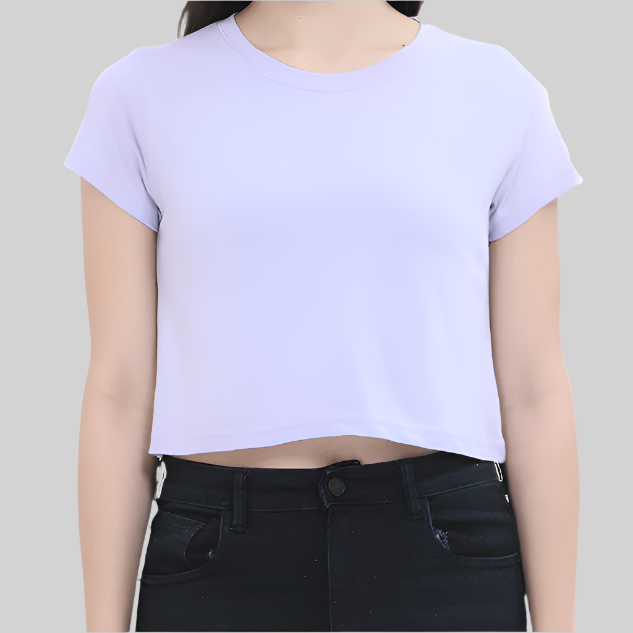 Classic Plain Crop Tops | Rebel Looks