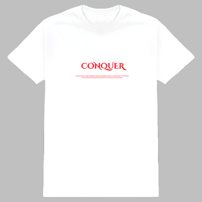 Conquer T Shirt Design