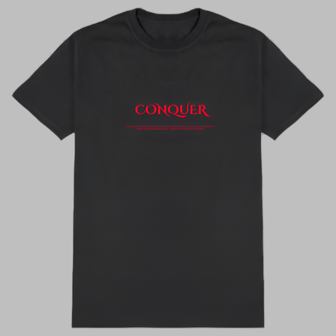 Conquer T Shirt Design, Rebellooks