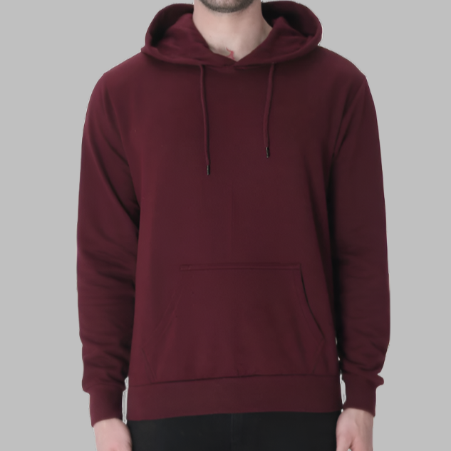 Maroon plain hoodie | xxxl hoodie | rebellooks