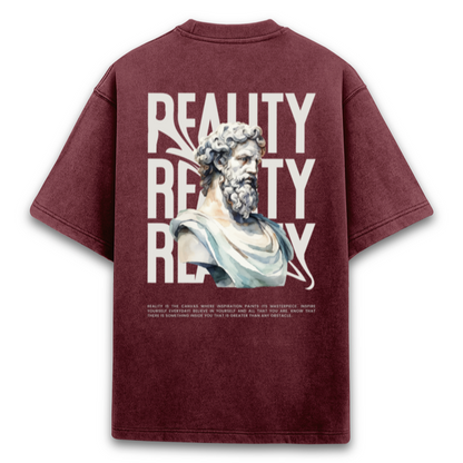 Reality acid wash | oversized tshirt