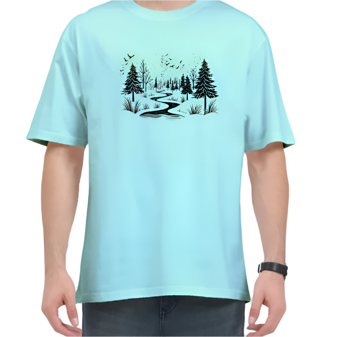 Snowy Tree Aesthetic Tshirt Designs,rebellooks