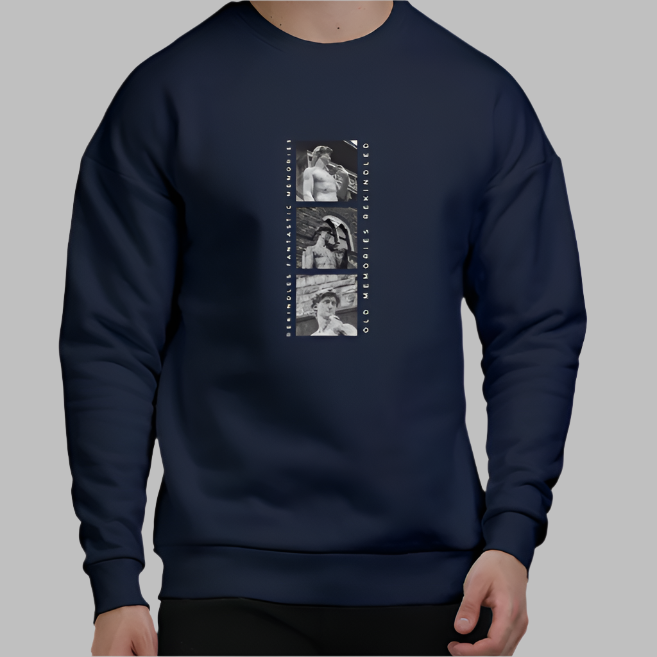 Old Memories Sweatshirt | 400 Gsm Premium Oversized Sweatshirt | Rebel Looks 