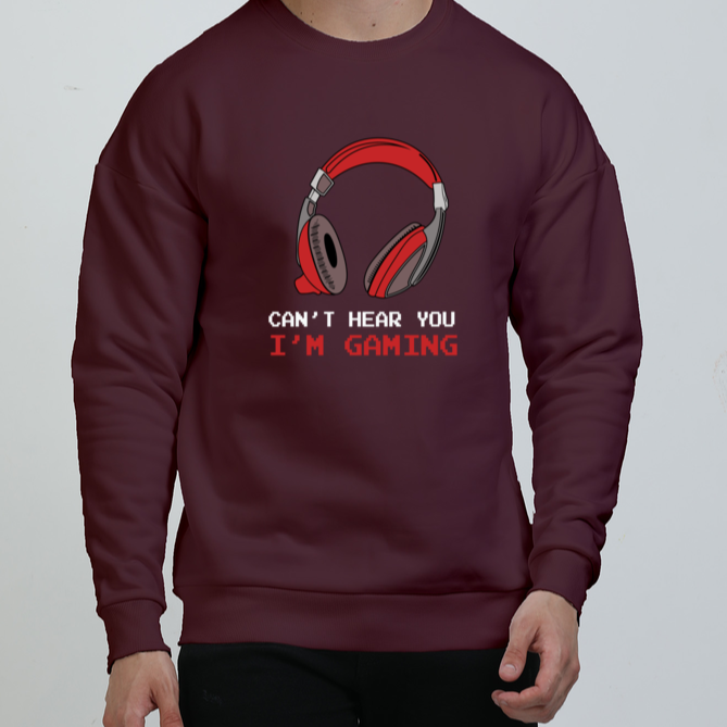 Can't Hear You I Am Gaming Sweatshirts | 400 Gsm Premium Oversized Sweatshirt | Rebel Looks. Sweatshirt,Sweatshirts, Oversized sweatshirt, cool hoodie designs,rebellooks, rebel looks,Rebel Looks, Luxury goods, Luxuryclothes.