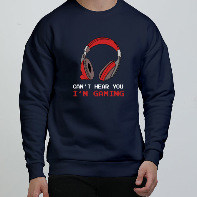 Can't Hear You I Am Gaming Sweatshirts | 400 Gsm Premium Oversized Sweatshirt | Rebel Looks. Sweatshirt,Sweatshirts, Oversized sweatshirt, cool hoodie designs,rebellooks, rebel looks,Rebel Looks, Luxury goods, Luxuryclothes.