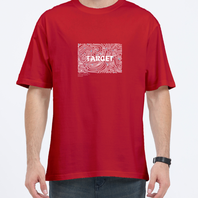 Target Tshirt Designs - Premium 240 Gsm Oversized Tshirt For Men. tshirt designs,  oversized tshirt, oversized tshirt for men, loose t shirt styling, shirt colour, tshirts designs, xl size shirt, xxxl t shirts,  tshirt design,Rebel Looks, Red tshirt