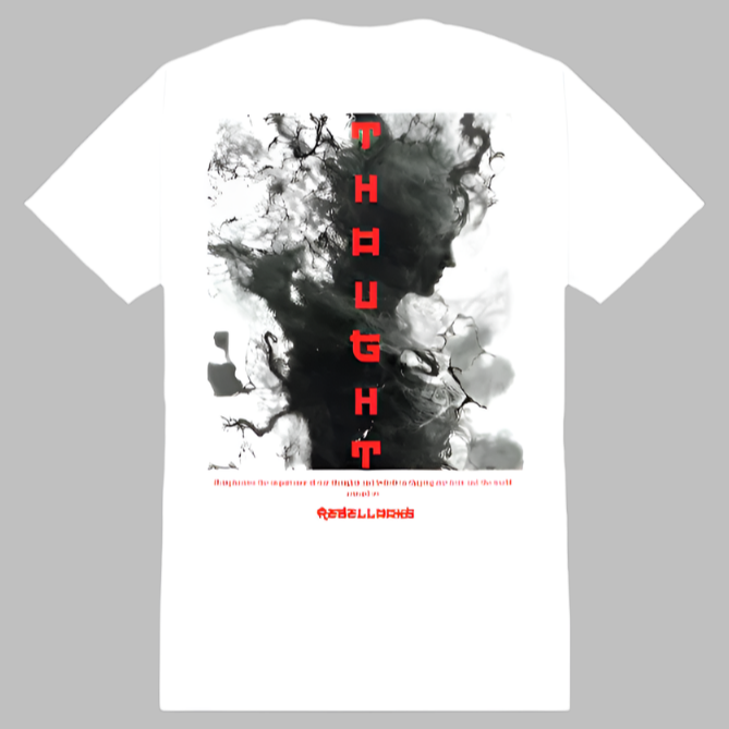 Thoughts T Shirt Design - Premium 180 Gsm Regular Fit Tshirt | Rebel looks